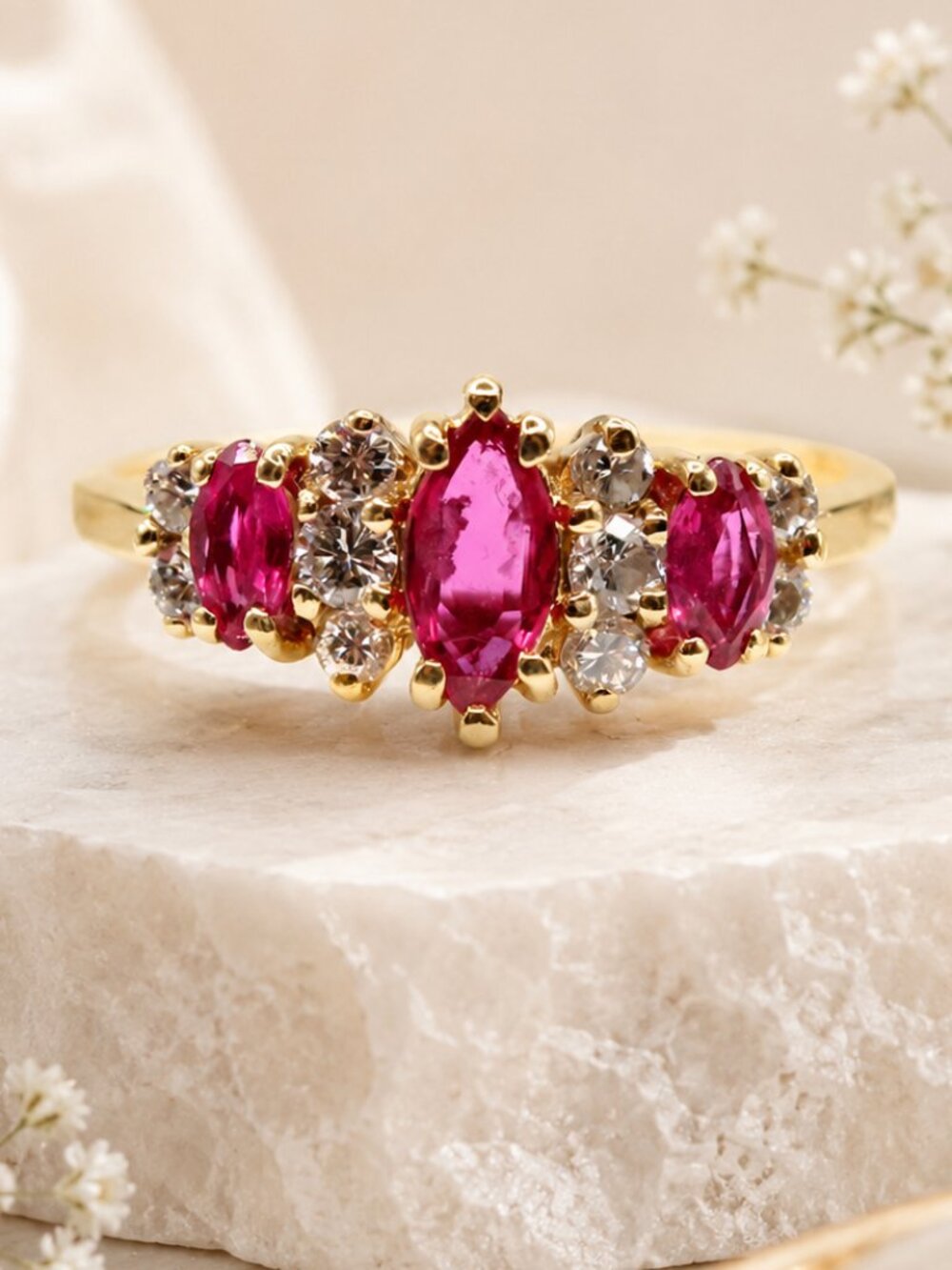 Regency Bloom Statement Ring